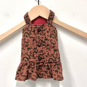 Strappy Floral Dog Dress